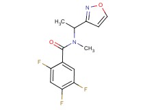 2,4,5-trifluoro-N-(1-isoxazol-3-ylethyl)-N-methylbenzamide