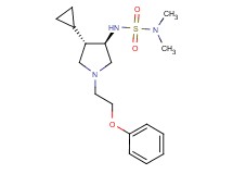 N'-[rel-(3R,4S)-4-cyclopropyl-1-(2-phenoxyethyl)-3-pyrrolidinyl]-N,N-dimethylsulfamide hydrochloride