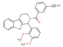 1-(2,3-dimethoxyphenyl)-2-(3-ethynylbenzoyl)-2,3,4,9-tetrahydro-1H-beta-carboline