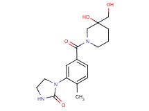 1-(5-{[3-hydroxy-3-(hydroxymethyl)-1-piperidinyl]carbonyl}-2-methylphenyl)-2-imidazolidinone
