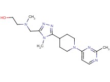 2-[methyl({4-methyl-5-[1-(2-methylpyrimidin-4-yl)piperidin-4-yl]-4H-1,2,4-triazol-3-yl}methyl)amino]ethanol