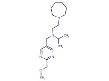 (2-azepan-1-ylethyl)isopropyl{[2-(methoxymethyl)pyrimidin-5-yl]methyl}amine