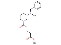 methyl 5-{3-[benzyl(methyl)amino]-1-piperidinyl}-5-oxopentanoate