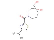 4-(hydroxymethyl)-1-[(4-isopropyl-1,3-thiazol-2-yl)carbonyl]azepan-4-ol