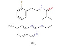 1-(4,7-dimethyl-2-quinazolinyl)-N-[2-(2-fluorophenyl)ethyl]-3-piperidinecarboxamide