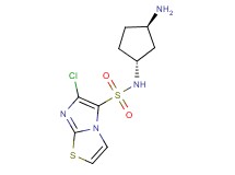N-[rel-(1R,3R)-3-aminocyclopentyl]-6-chloroimidazo[2,1-b][1,3]thiazole-5-sulfonamide hydrochloride