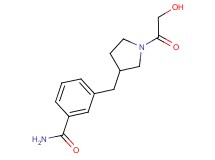 3-[(1-glycoloylpyrrolidin-3-yl)methyl]benzamide