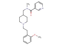 N-({1-[2-(2-methoxyphenyl)ethyl]-4-piperidinyl}methyl)-N-methylnicotinamide