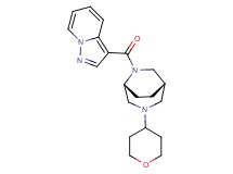 3-{[(1S*,5R*)-3-(tetrahydro-2H-pyran-4-yl)-3,6-diazabicyclo[3.2.2]non-6-yl]carbonyl}pyrazolo[1,5-a]pyridine