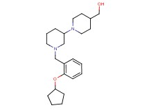 {1'-[2-(cyclopentyloxy)benzyl]-1,3'-bipiperidin-4-yl}methanol