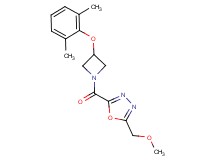 2-{[3-(2,6-dimethylphenoxy)azetidin-1-yl]carbonyl}-5-(methoxymethyl)-1,3,4-oxadiazole