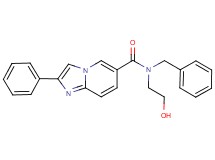 N-benzyl-N-(2-hydroxyethyl)-2-phenylimidazo[1,2-a]pyridine-6-carboxamide