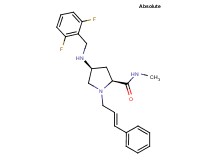 (4S)-4-[(2,6-difluorobenzyl)amino]-N-methyl-1-[(2E)-3-phenyl-2-propen-1-yl]-L-prolinamide