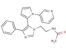 N-{2-[4-phenyl-5-(1-pyridin-3-yl-1H-pyrrol-2-yl)-1H-imidazol-1-yl]ethyl}acetamide