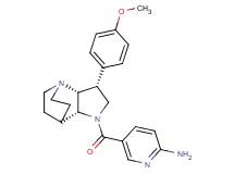5-{[(3R*,3aR*,7aR*)-3-(4-methoxyphenyl)hexahydro-4,7-ethanopyrrolo[3,2-b]pyridin-1(2H)-yl]carbonyl}pyridin-2-amine
