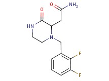 2-[1-(2,3-difluorobenzyl)-3-oxo-2-piperazinyl]acetamide