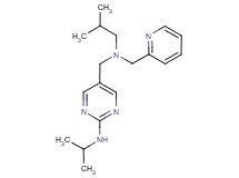 5-{[isobutyl(pyridin-2-ylmethyl)amino]methyl}-N-isopropylpyrimidin-2-amine