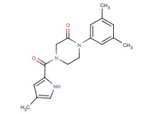1-(3,5-dimethylphenyl)-4-[(4-methyl-1H-pyrrol-2-yl)carbonyl]-2-piperazinone