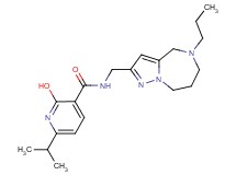 2-hydroxy-6-isopropyl-N-[(5-propyl-5,6,7,8-tetrahydro-4H-pyrazolo[1,5-a][1,4]diazepin-2-yl)methyl]nicotinamide
