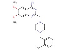 6,7-dimethoxy-2-{[4-(2-methylbenzyl)-1-piperazinyl]methyl}-4-quinazolinamine