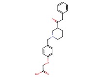 (4-{[3-(phenylacetyl)-1-piperidinyl]methyl}phenoxy)acetic acid