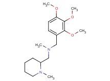 N-methyl-1-(1-methyl-2-piperidinyl)-N-(2,3,4-trimethoxybenzyl)methanamine bis(trifluoroacetate)