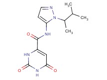N-[1-(1,2-dimethylpropyl)-1H-pyrazol-5-yl]-2,6-dioxo-1,2,3,6-tetrahydropyrimidine-4-carboxamide