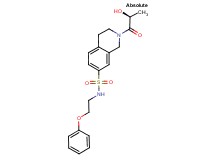 2-[(2S)-2-hydroxypropanoyl]-N-(2-phenoxyethyl)-1,2,3,4-tetrahydroisoquinoline-7-sulfonamide