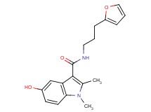 N-[3-(2-furyl)propyl]-5-hydroxy-1,2-dimethyl-1H-indole-3-carboxamide