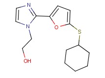 2-{2-[5-(cyclohexylthio)-2-furyl]-1H-imidazol-1-yl}ethanol