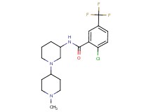 2-chloro-N-(1'-methyl-1,4'-bipiperidin-3-yl)-5-(trifluoromethyl)benzamide