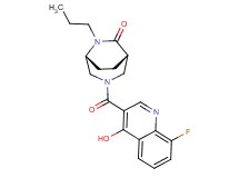 rel-(1S,5R)-3-[(8-fluoro-4-hydroxy-3-quinolinyl)carbonyl]-6-propyl-3,6-diazabicyclo[3.2.2]nonan-7-one