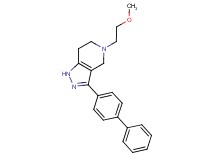 3-biphenyl-4-yl-5-(2-methoxyethyl)-4,5,6,7-tetrahydro-1H-pyrazolo[4,3-c]pyridine