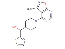 [1-(3-methylisoxazolo[5,4-d]pyrimidin-4-yl)piperidin-4-yl](2-thienyl)methanol