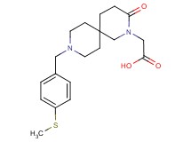 {9-[4-(methylthio)benzyl]-3-oxo-2,9-diazaspiro[5.5]undec-2-yl}acetic acid