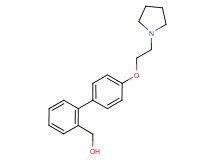 [4'-(2-pyrrolidin-1-ylethoxy)biphenyl-2-yl]methanol
