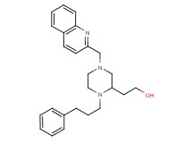 2-[1-(3-phenylpropyl)-4-(2-quinolinylmethyl)-2-piperazinyl]ethanol