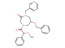 6-(benzyloxy)-4-[methoxy(phenyl)acetyl]-1-(3-pyridinylmethyl)-1,4-diazepan-2-one