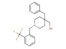{4-benzyl-1-[2-(trifluoromethyl)benzyl]-4-piperidinyl}methanol