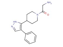 2-oxo-2-[4-(4-phenyl-1H-pyrazol-5-yl)piperidin-1-yl]ethanamine