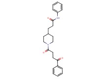 3-[1-(4-oxo-4-phenylbutanoyl)-4-piperidinyl]-N-phenylpropanamide