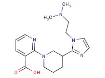 2-(3-{1-[2-(dimethylamino)ethyl]-1H-imidazol-2-yl}-1-piperidinyl)nicotinic acid