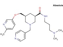 (3R,5S)-N-[3-(dimethylamino)propyl]-5-{[(6-methyl-3-pyridinyl)oxy]methyl}-1-(4-pyridinylmethyl)-3-piperidinecarboxamide