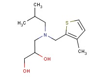 3-{isobutyl[(3-methyl-2-thienyl)methyl]amino}propane-1,2-diol