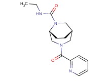 (1S*,5R*)-N-ethyl-3-(2-pyridinylcarbonyl)-3,6-diazabicyclo[3.2.2]nonane-6-carboxamide