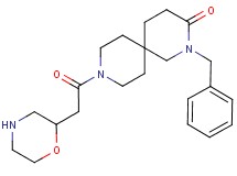 2-benzyl-9-(2-morpholinylacetyl)-2,9-diazaspiro[5.5]undecan-3-one hydrochloride