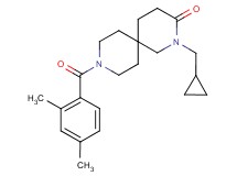 2-(cyclopropylmethyl)-9-(2,4-dimethylbenzoyl)-2,9-diazaspiro[5.5]undecan-3-one