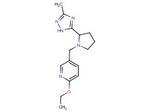 2-ethoxy-5-{[2-(3-methyl-1H-1,2,4-triazol-5-yl)pyrrolidin-1-yl]methyl}pyridine