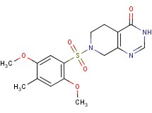 7-[(2,5-dimethoxy-4-methylphenyl)sulfonyl]-5,6,7,8-tetrahydropyrido[3,4-d]pyrimidin-4(3H)-one