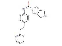 rel-(3aR,6aS)-N-{4-[2-(2-pyridinyl)ethyl]phenyl}hexahydropyrrolo[3,4-c]pyrrole-2(1H)-carboxamide dihydrochloride